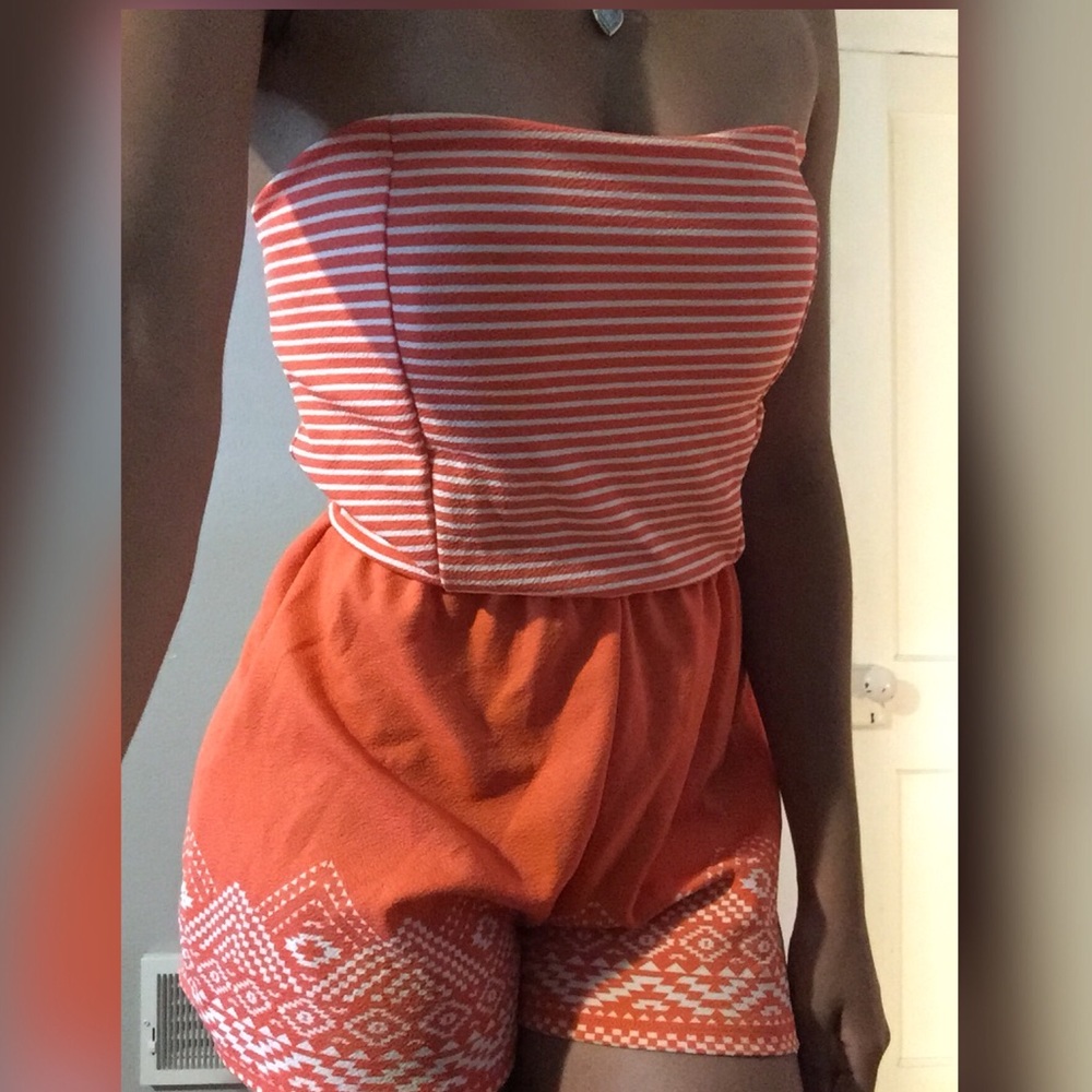 Derek Heart NWT Melon Alert Romper